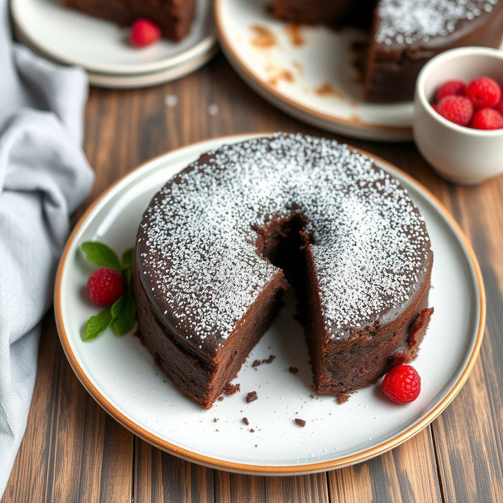 Kraftig sjokoladekake I
