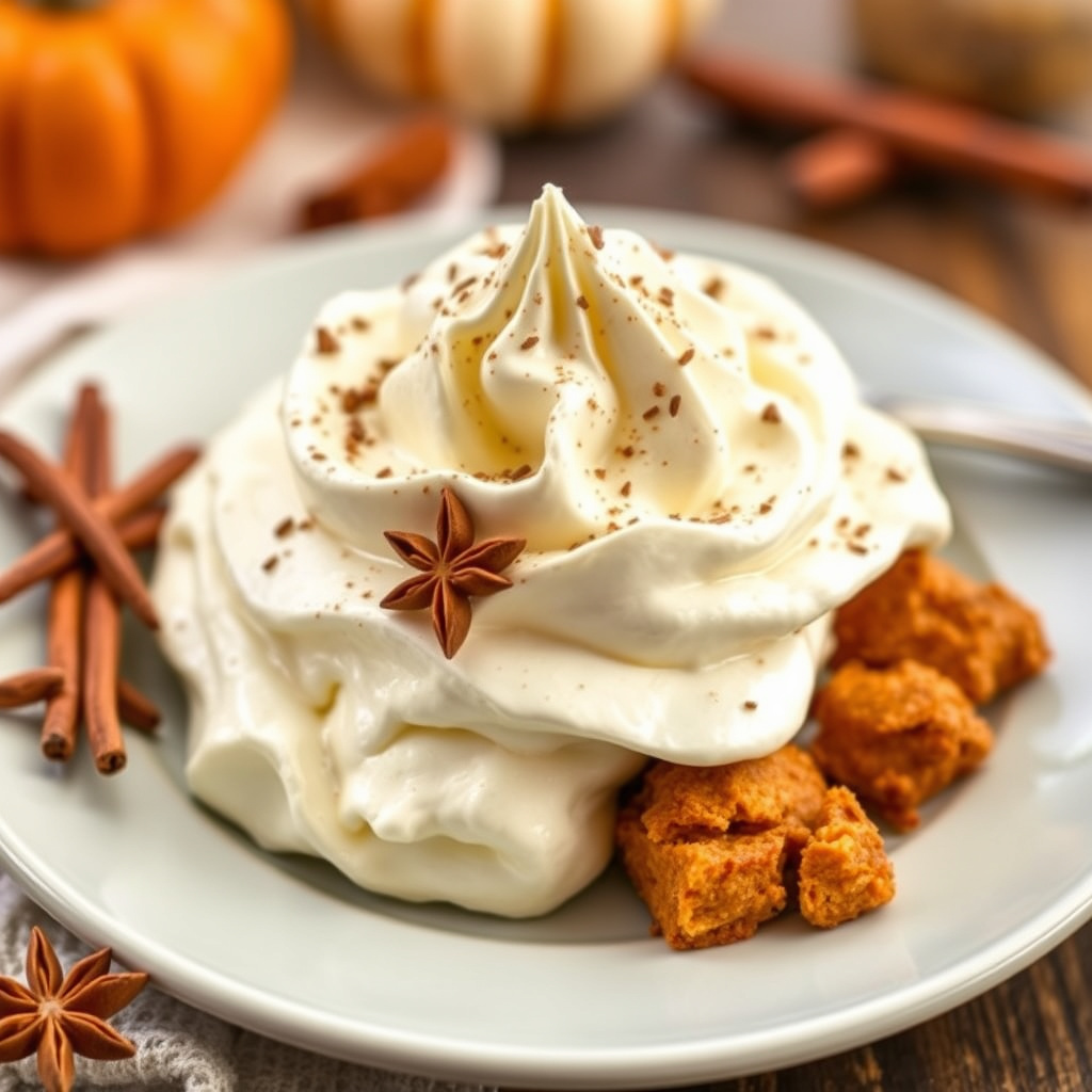 Pisket krem med gresskarkrydder