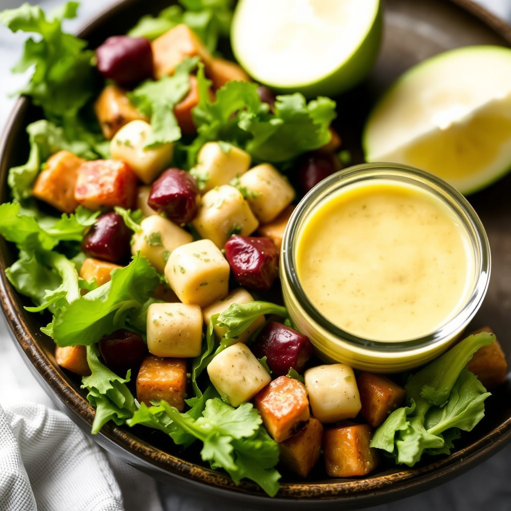 Kremet Dijon-vinaigrette