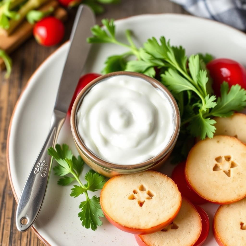 Kremet horseradish-yoghurtsaus