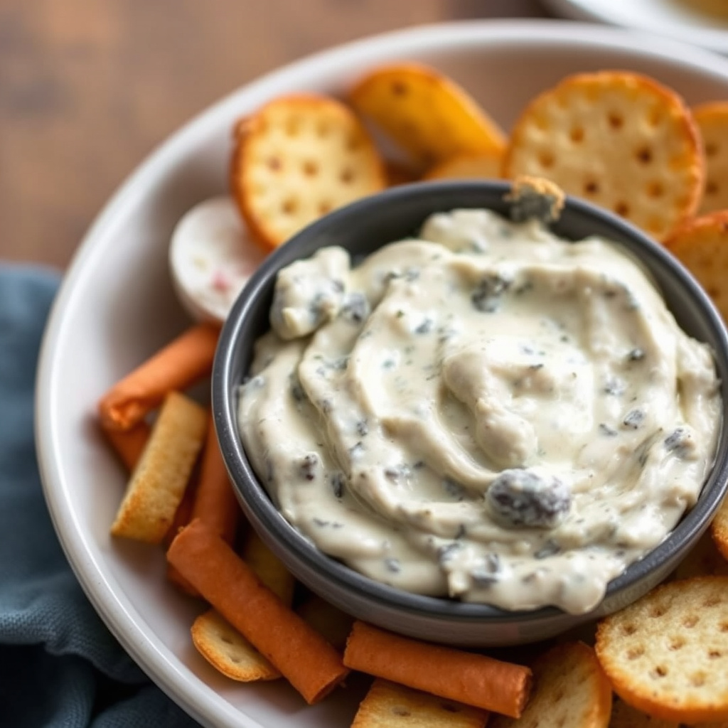 Kremet kamskjell-dip