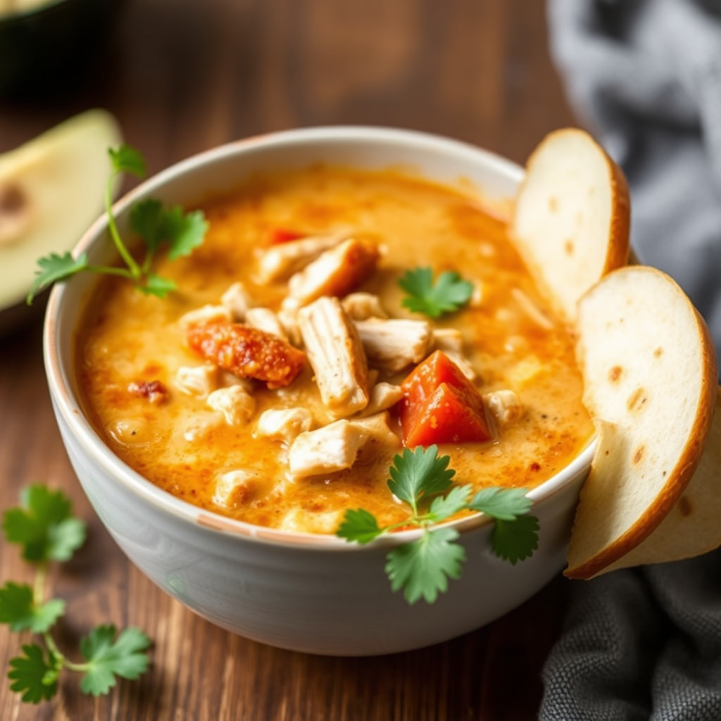 Kremet kyllingtortillasaus