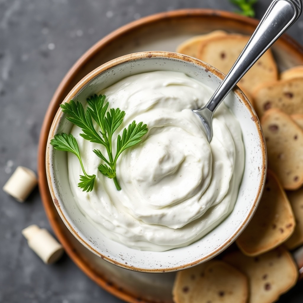 Kremet med pepperrot og rømme