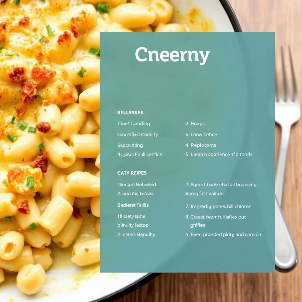 Kremet ovnsbakt makaroni og ost