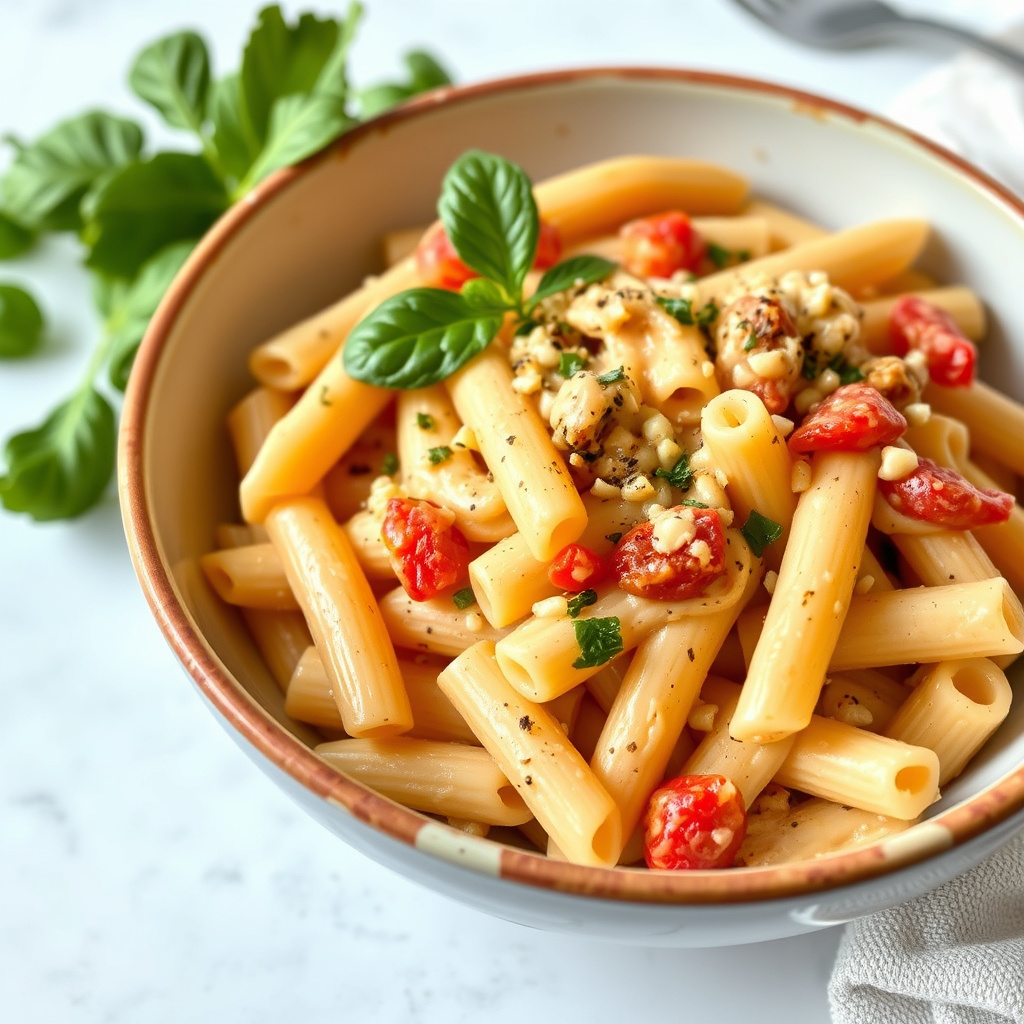Kremet pennepasta