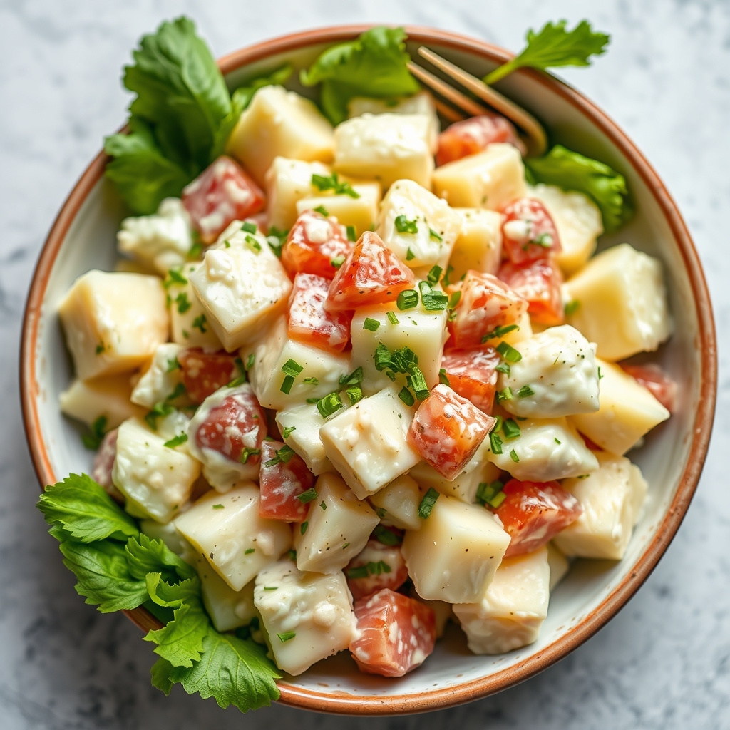 Kremet potetsalat