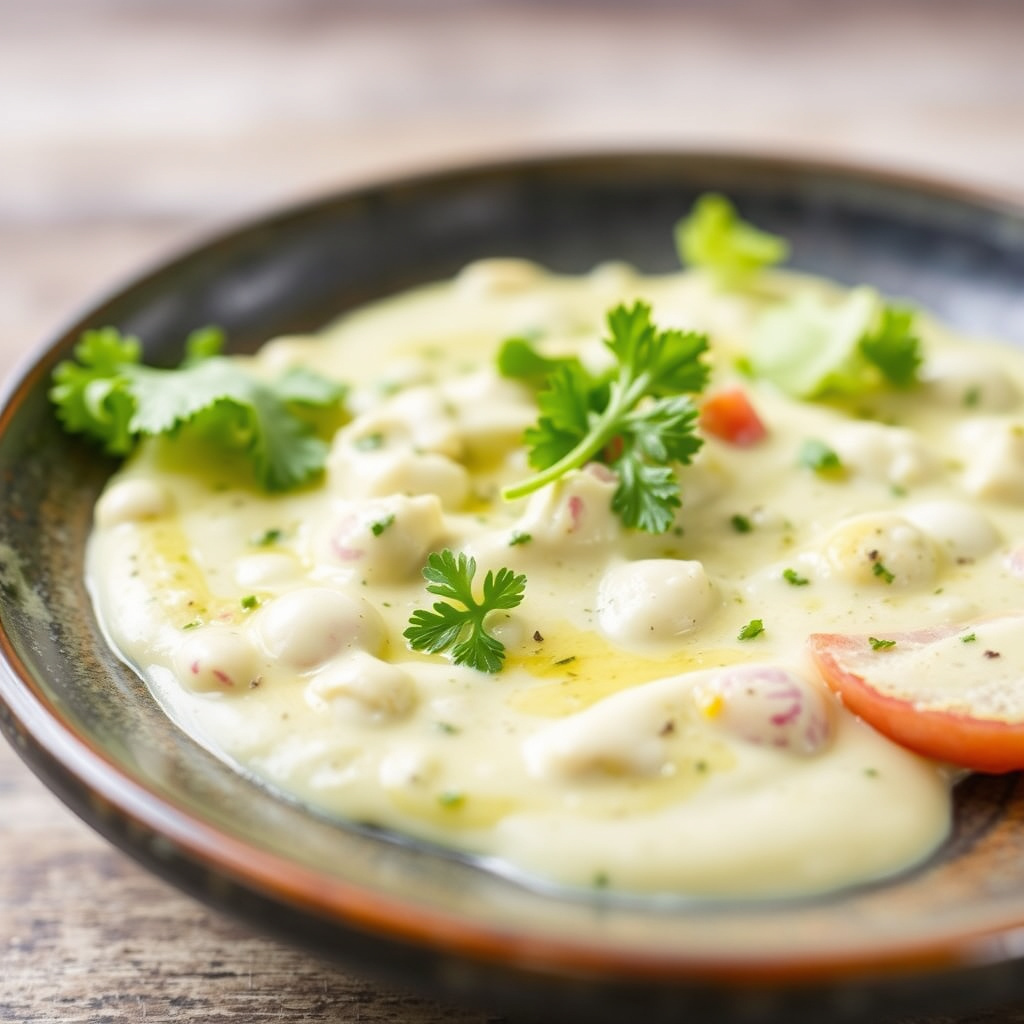 Kremet vinaigrette med sjalottløk