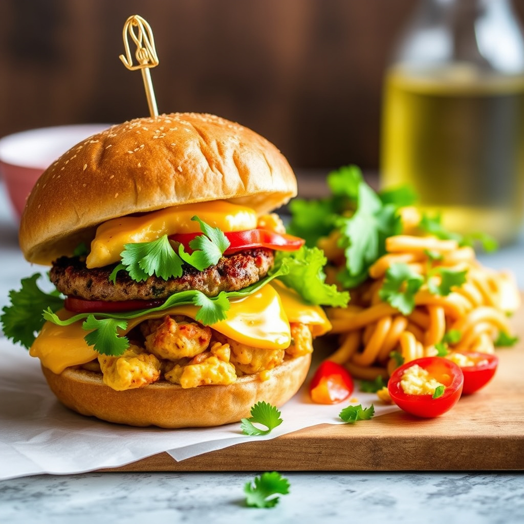 Kreolsk krabbeburger