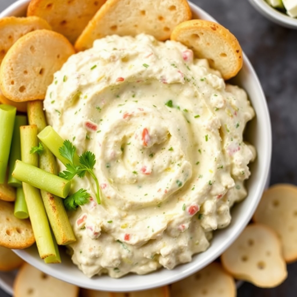 Kreps- og artisjokkdip