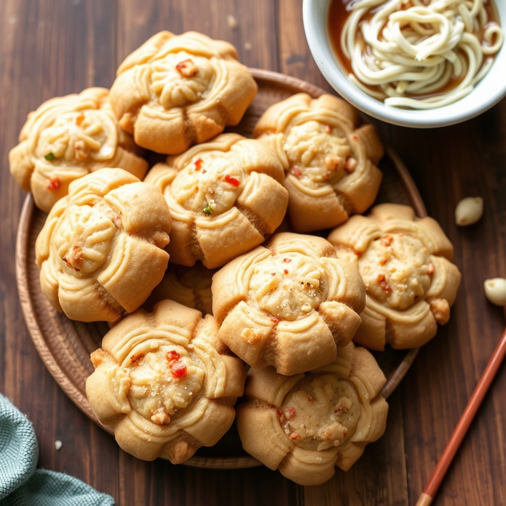 Kristys kinesiske nudelkaker med sjokolade