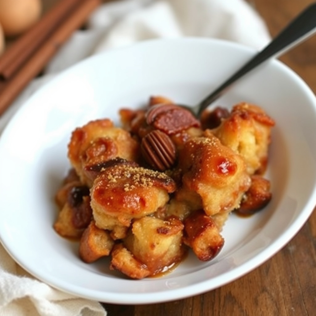 Krydret brødpudding