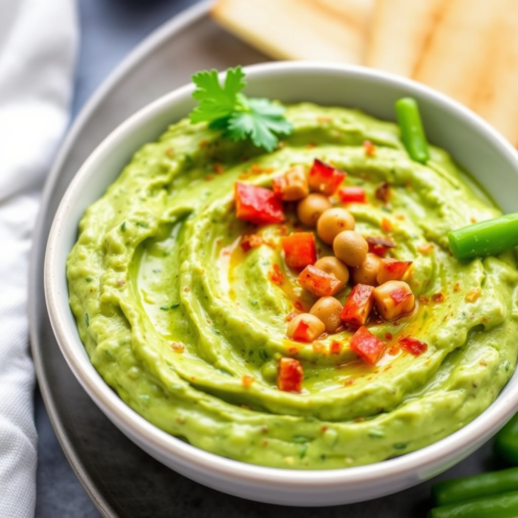 Krydret Edamame-dip