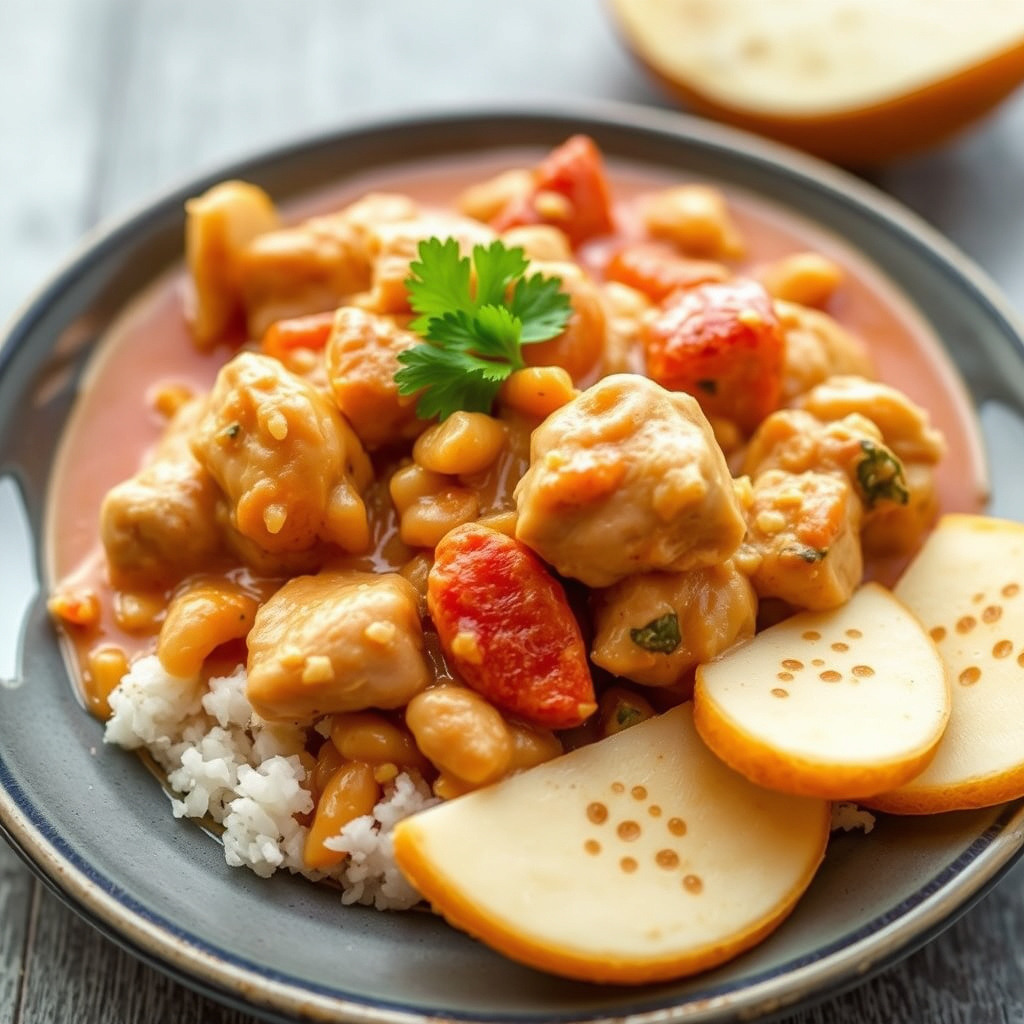 Krydret hvit kyllingchili