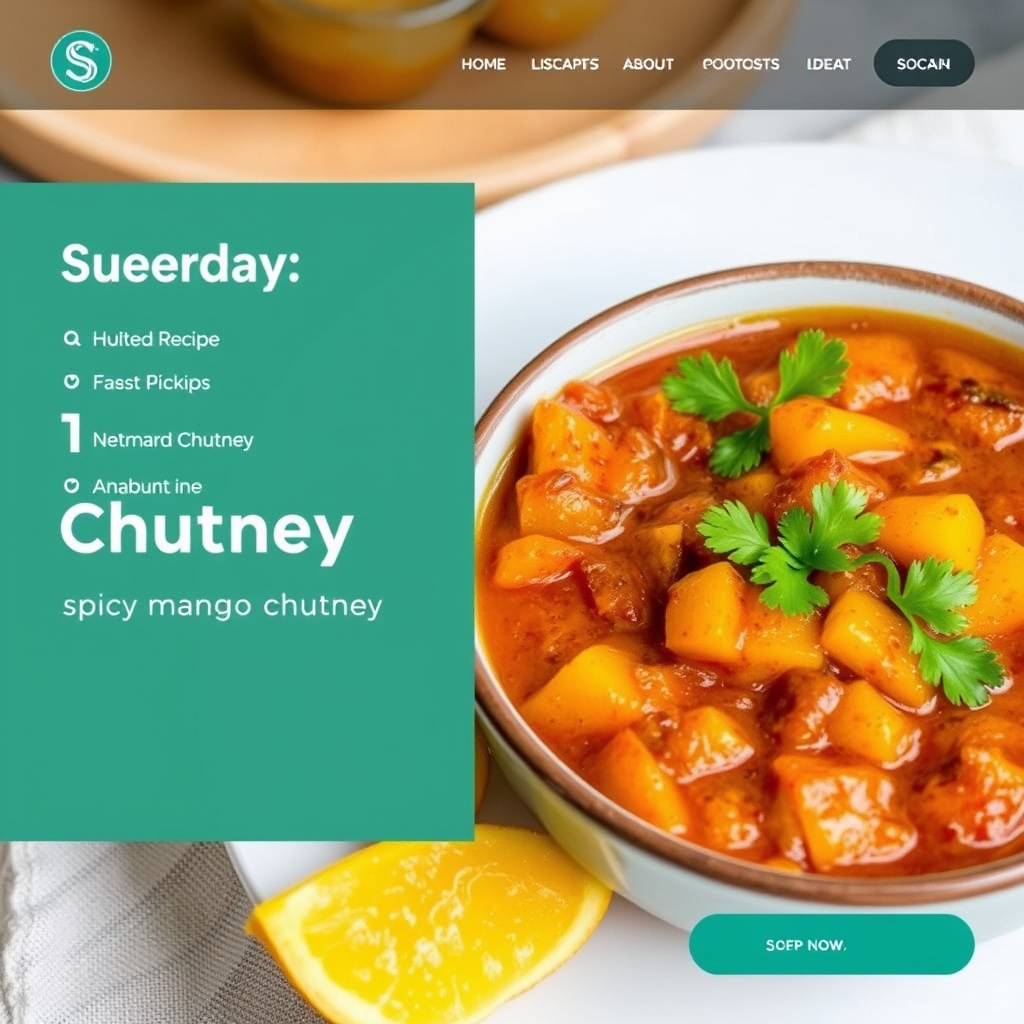 Krydret mangochutney