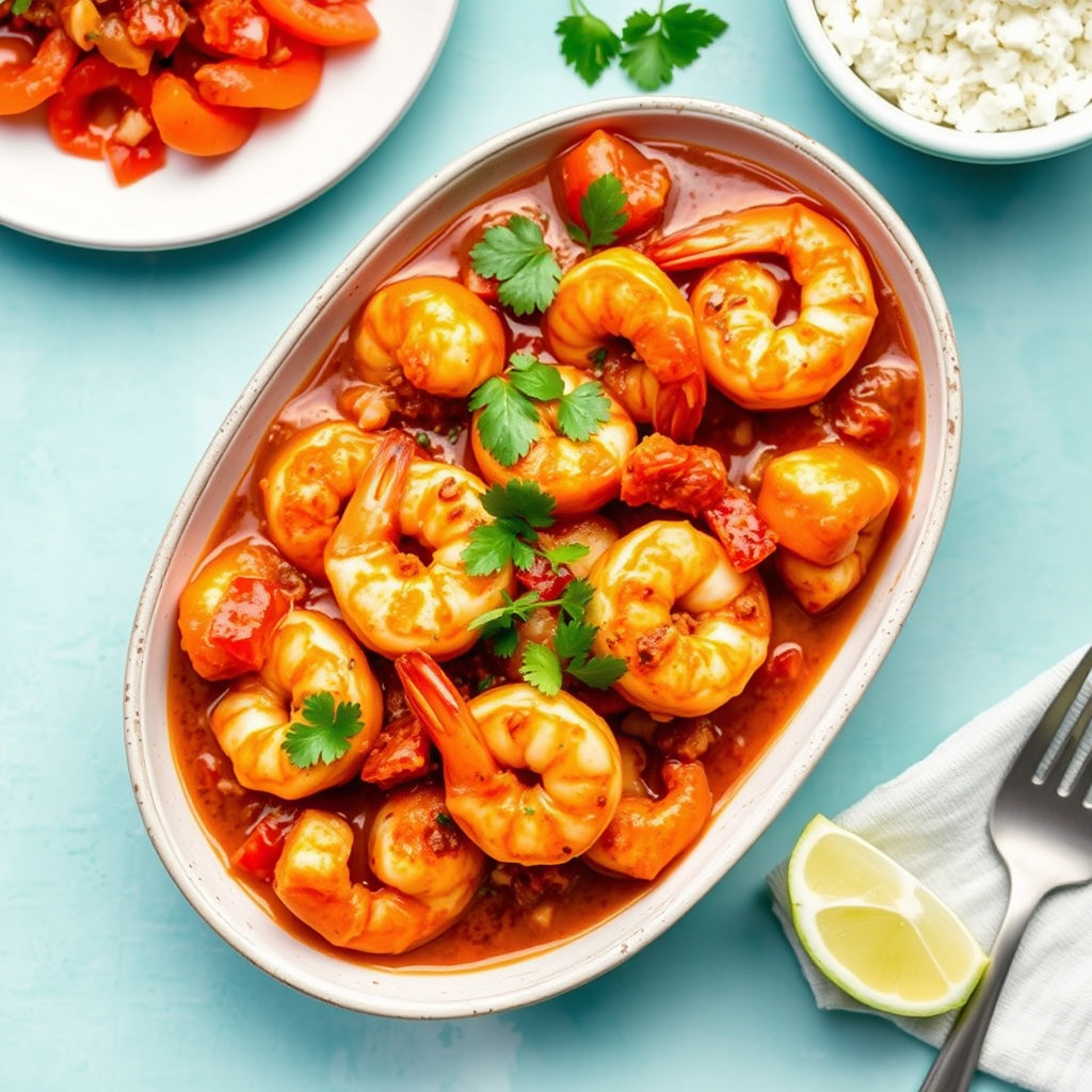 Krydret reker Creole