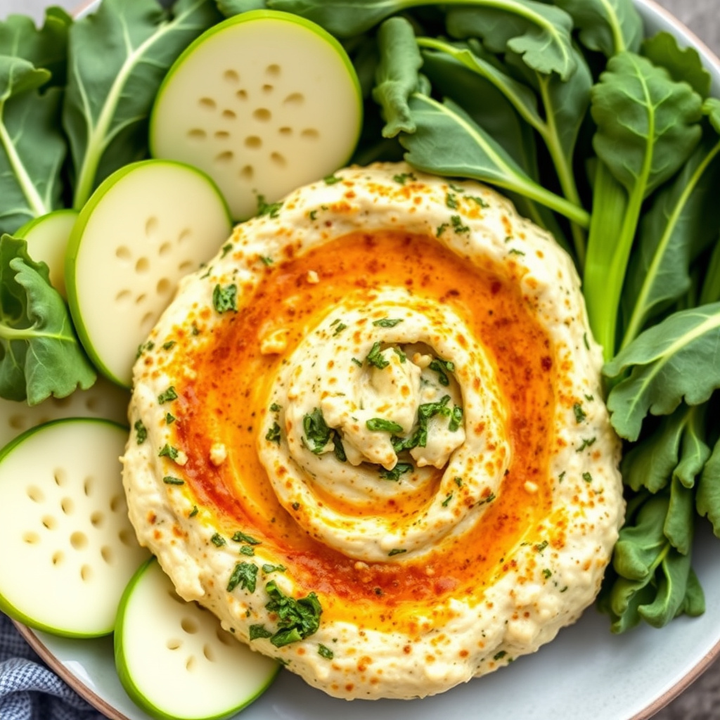 Krydret sveitsisk kål- og artisjokkdip