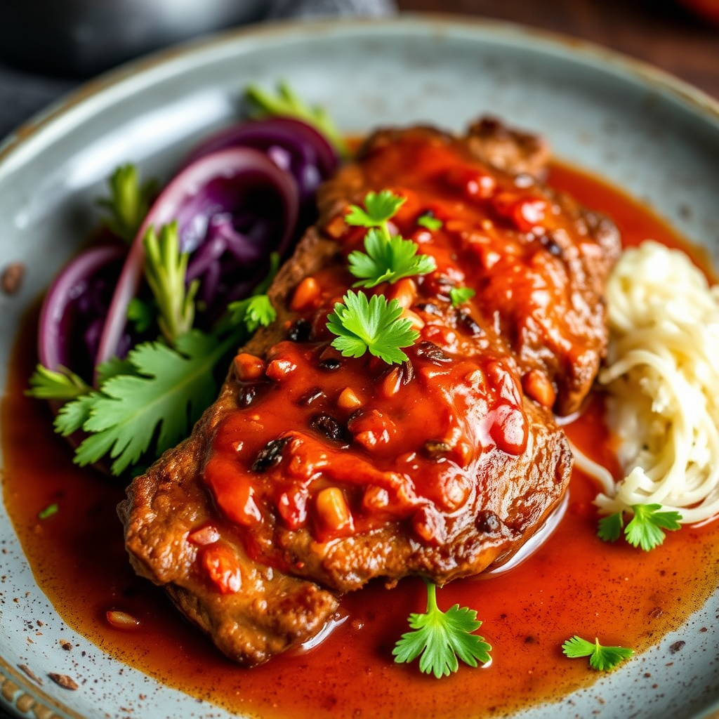 Krydret tamarind-skirtbiff