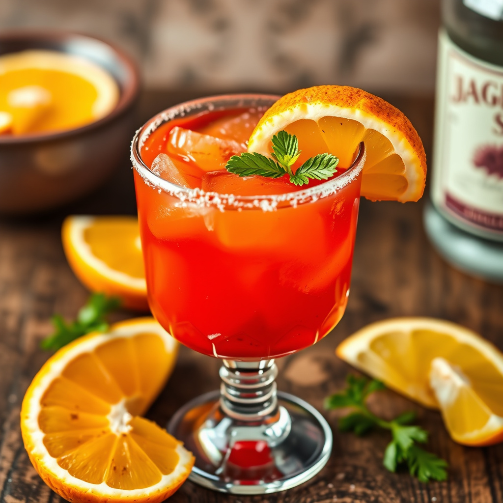 Krydret Tequila Sunrise