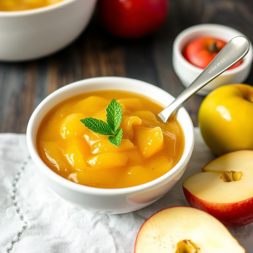 Kvedemos med epler og kanel