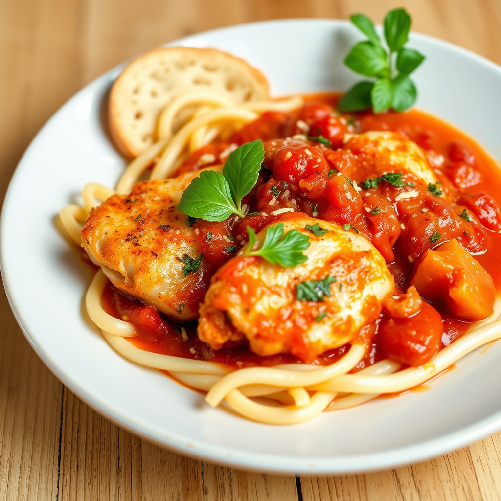 Kylling Arrabbiata