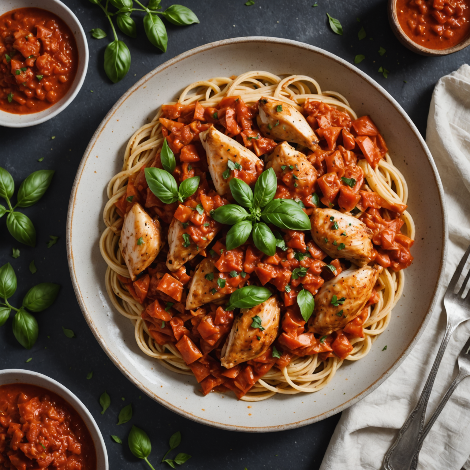 Kylling Arrabbiata
