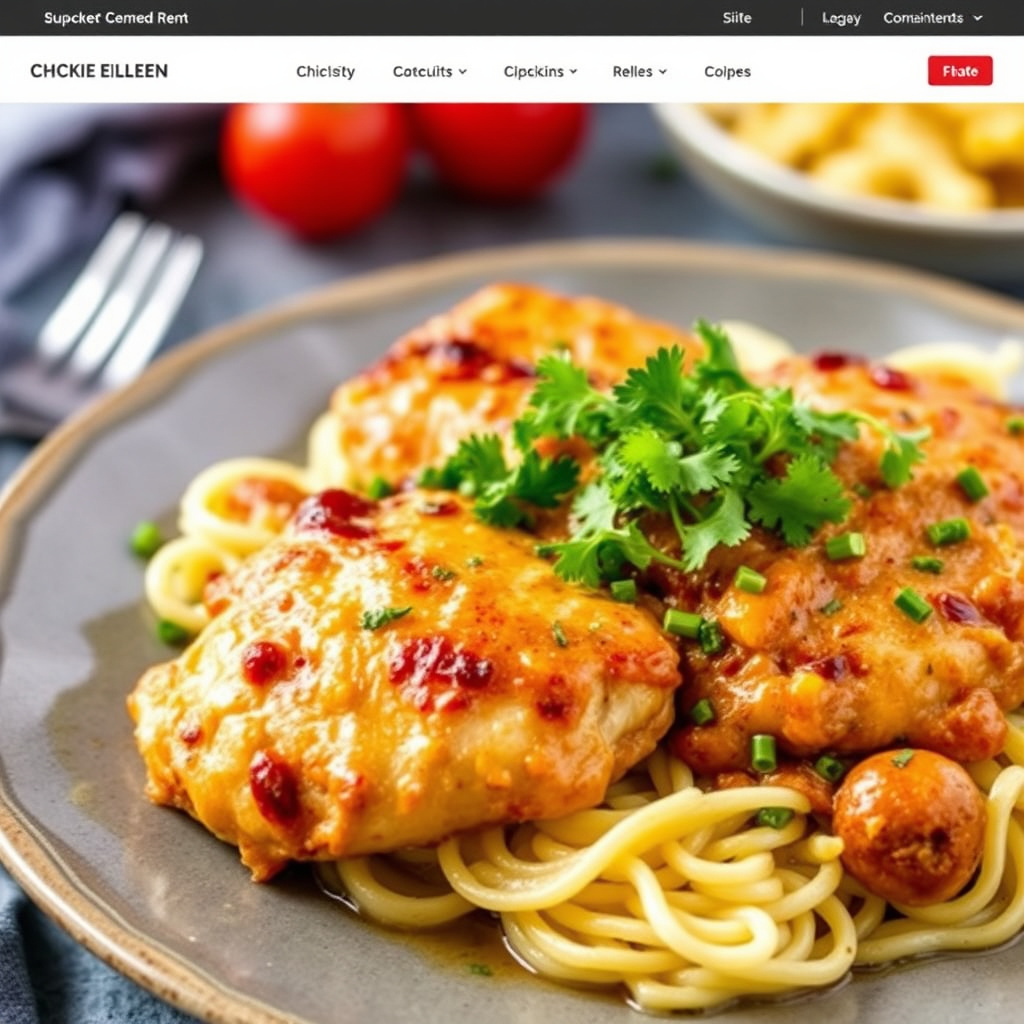 Fylt kyllingbryst med urter og mozzarella