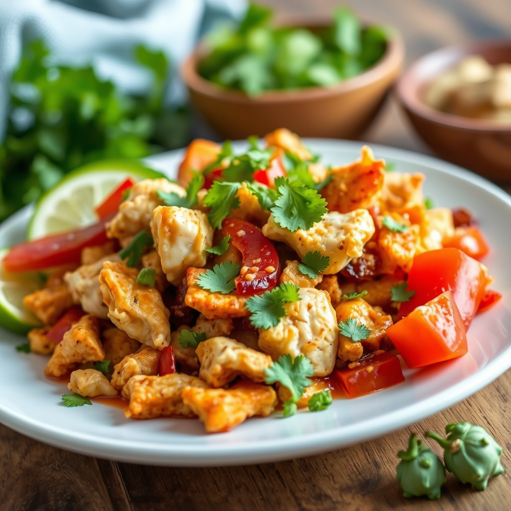 Kylling fajitas