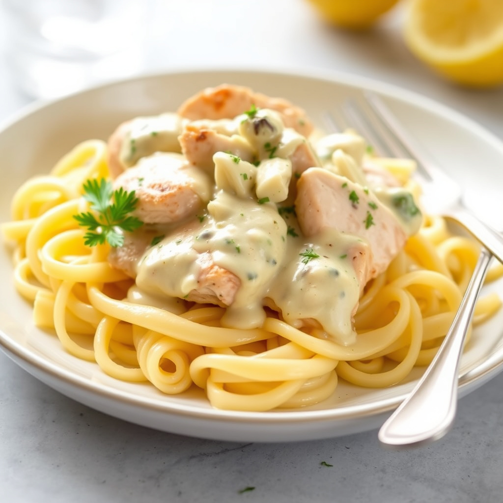 Kylling og artisjokker