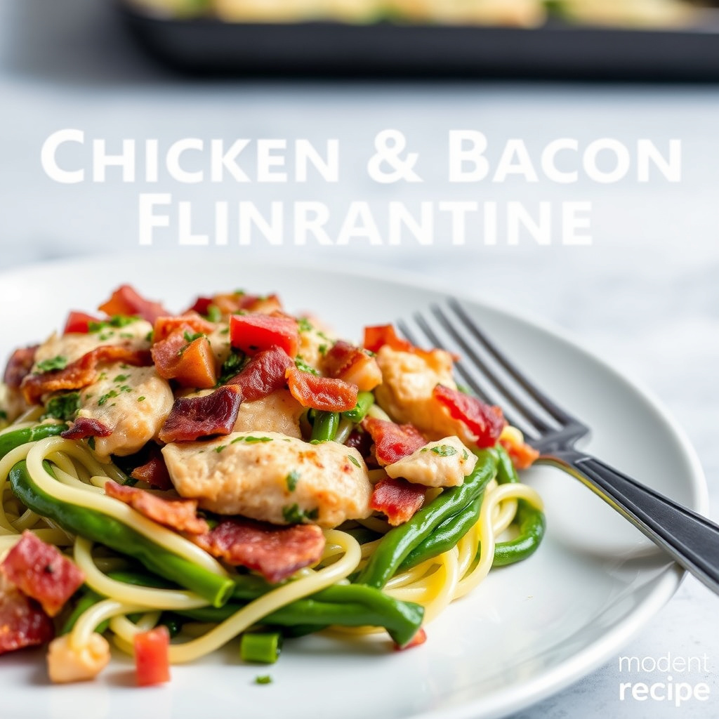Kylling og bacon Florentine