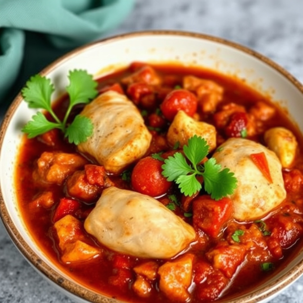 Kylling- og chorizo-chili