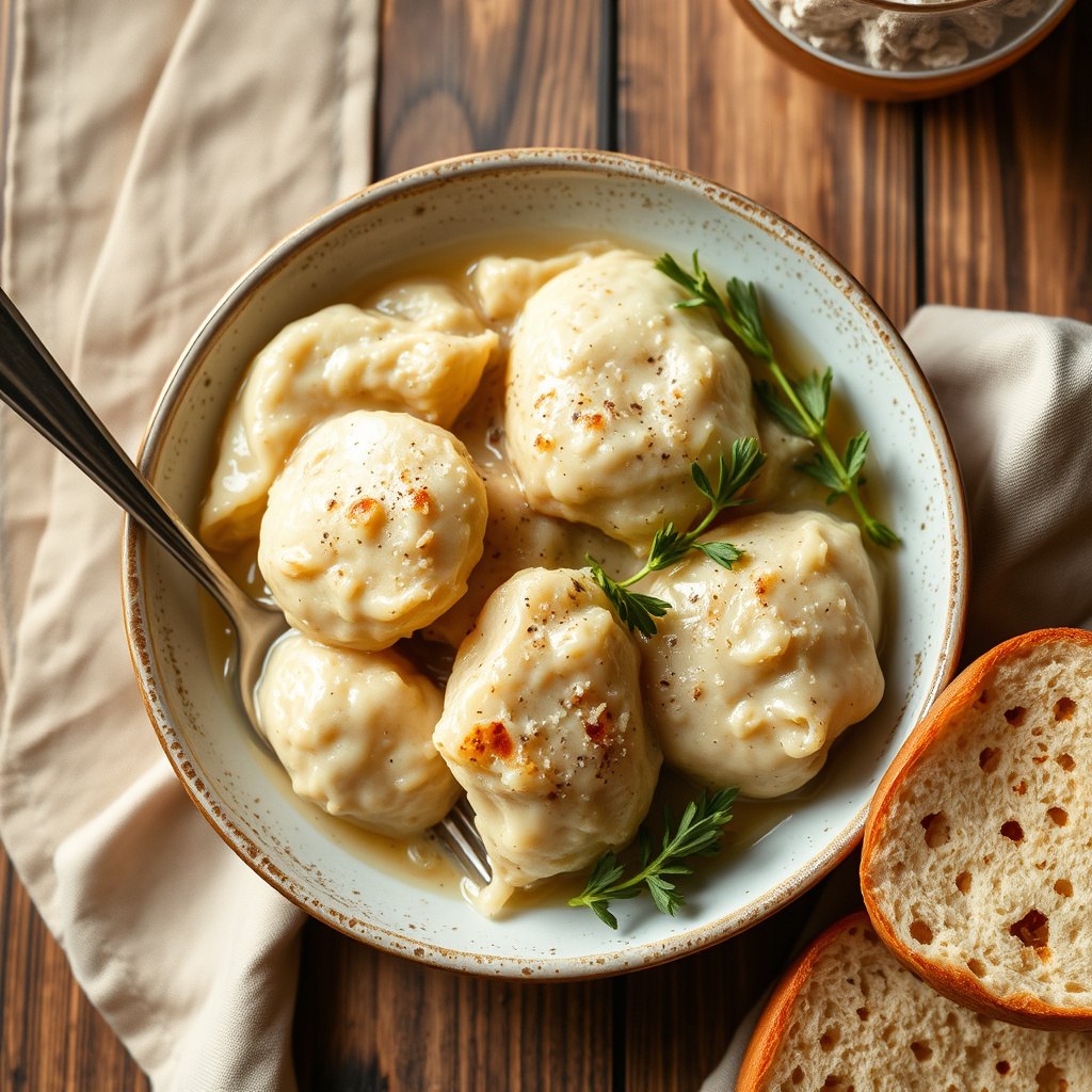 Kylling og dumplings