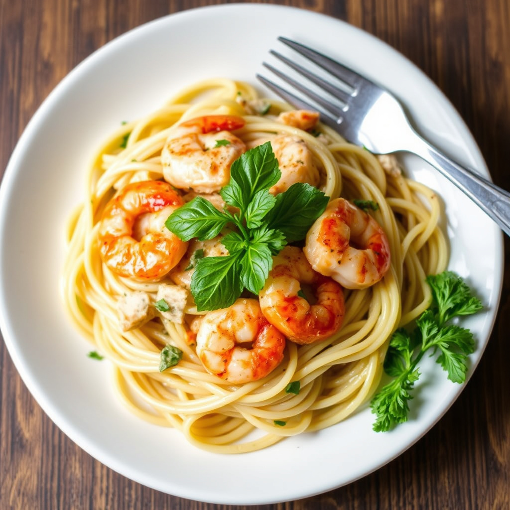 Kylling- og rekelinguine