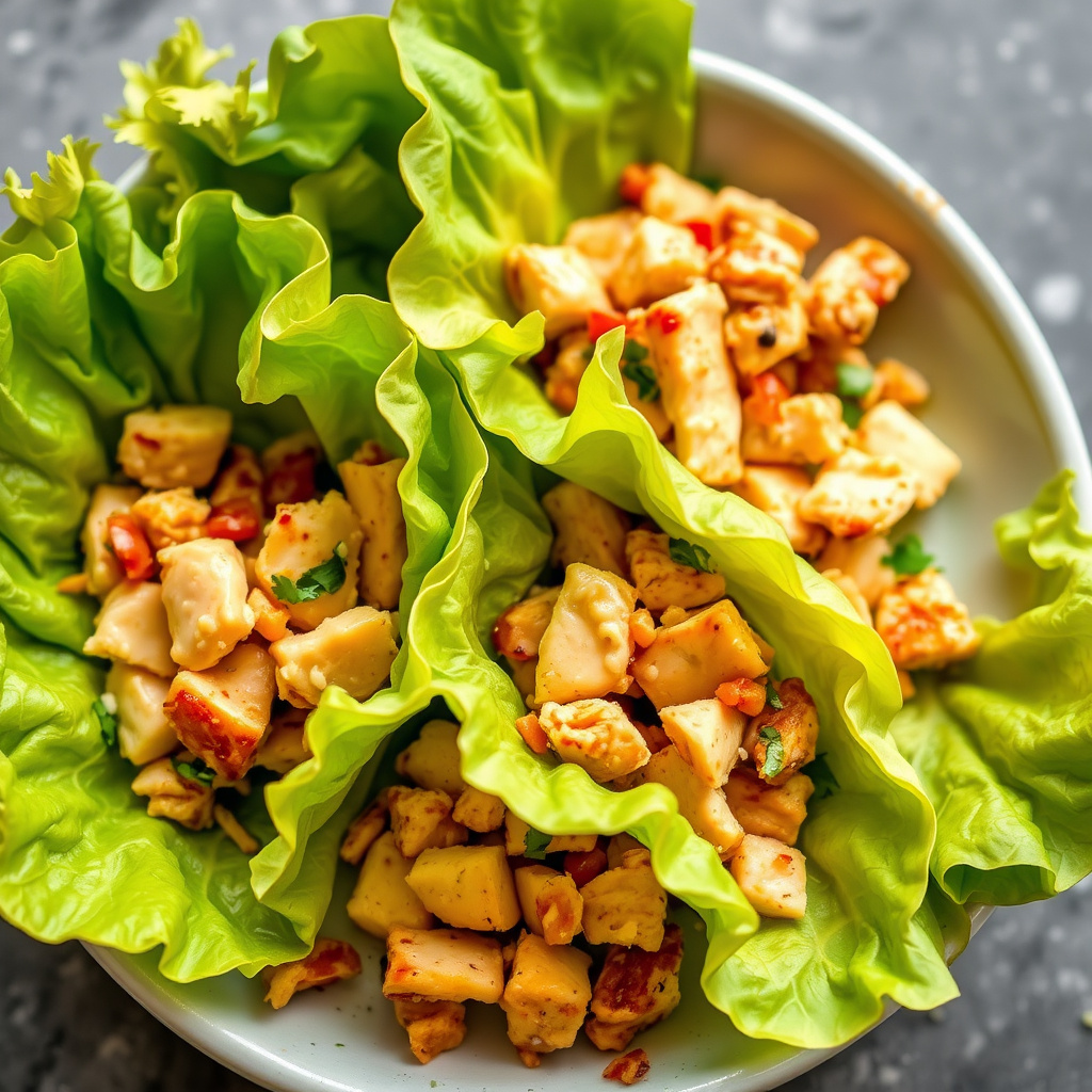 Kylling- og salatwraps