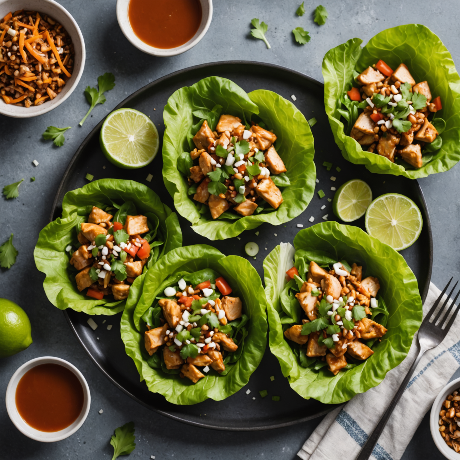 Kylling- og salatwraps