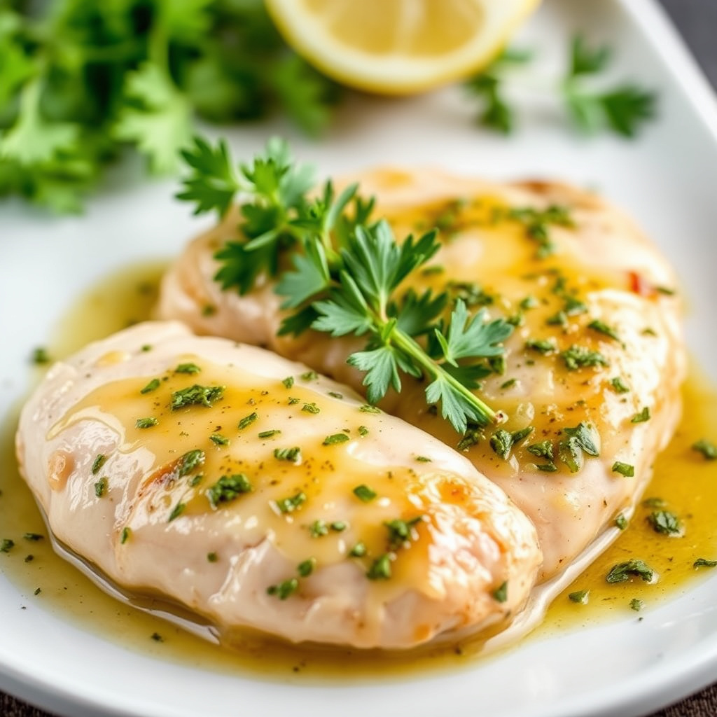 Kyllingbryst med estragonvinaigrette