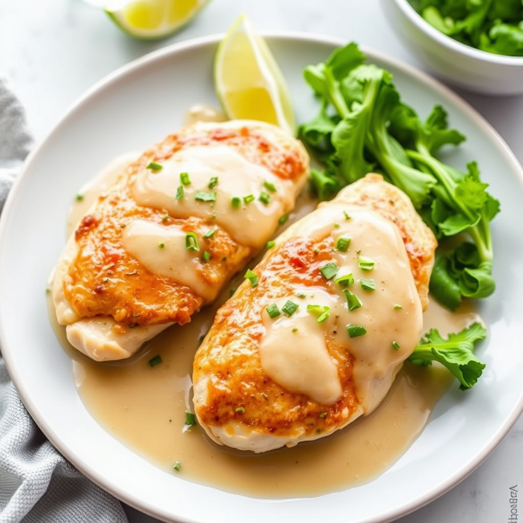 Kyllingbryst med limesaus