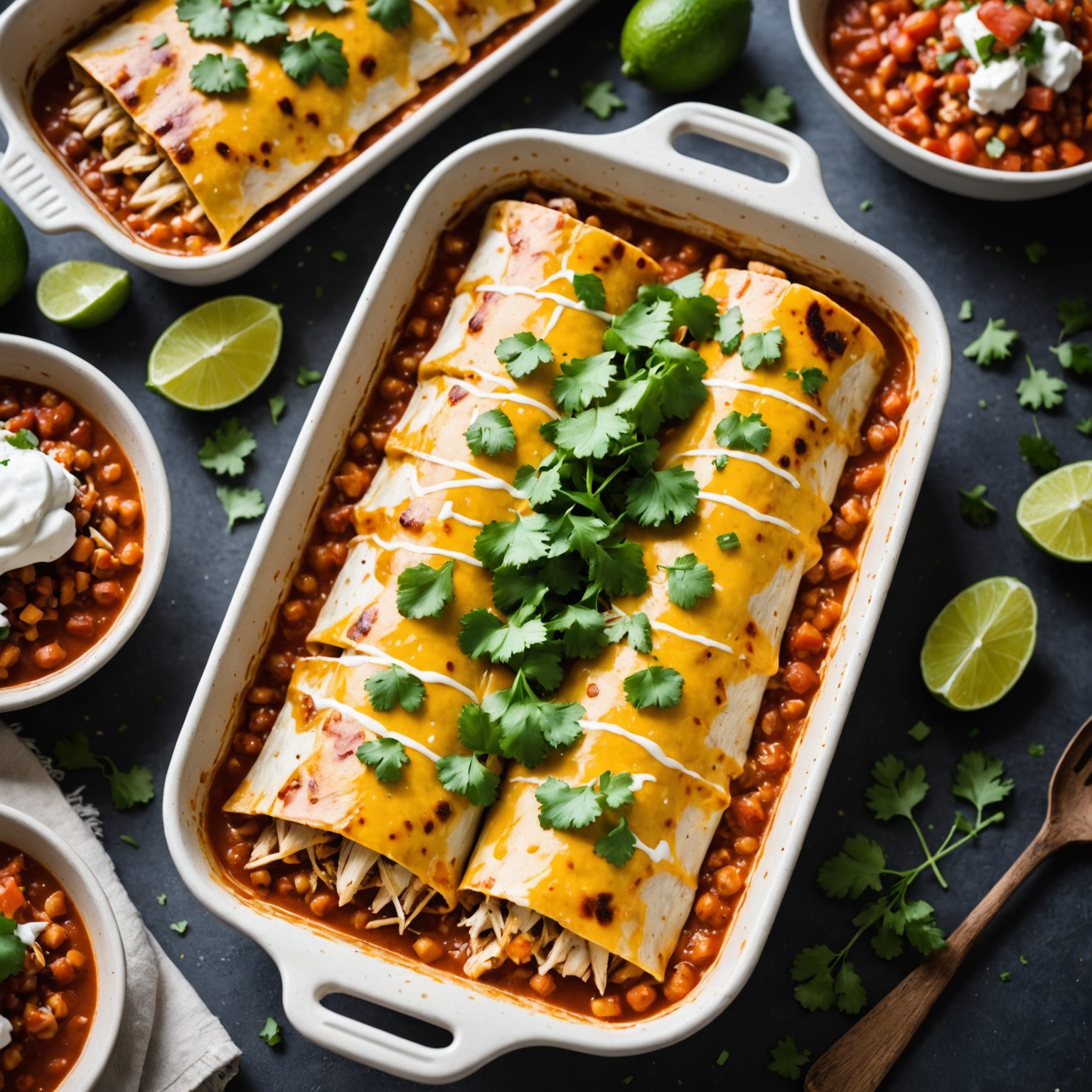 Kyllingenchiladas Suizas