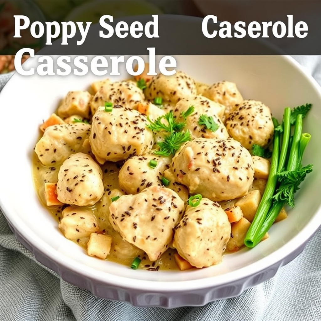 Kyllinggryte med valmuefrø