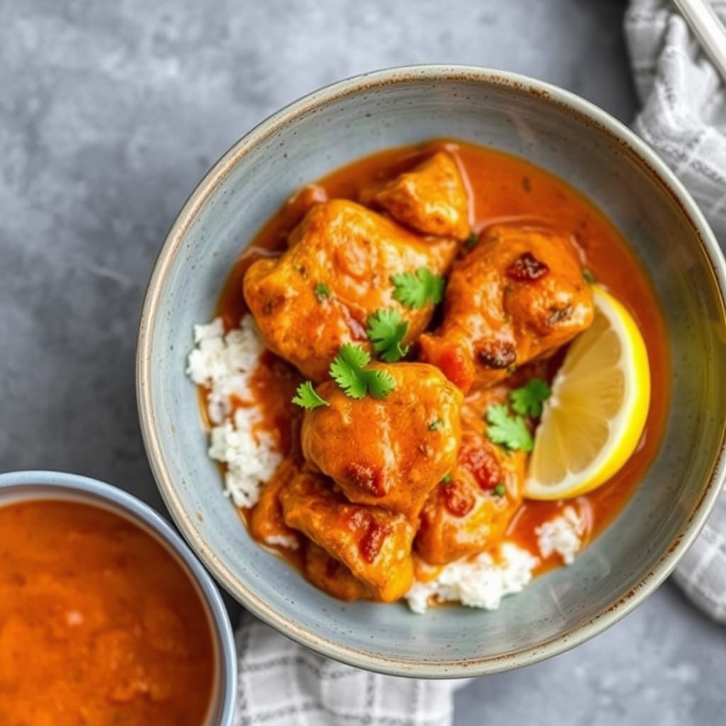 Kyllinglår i mild rød curry