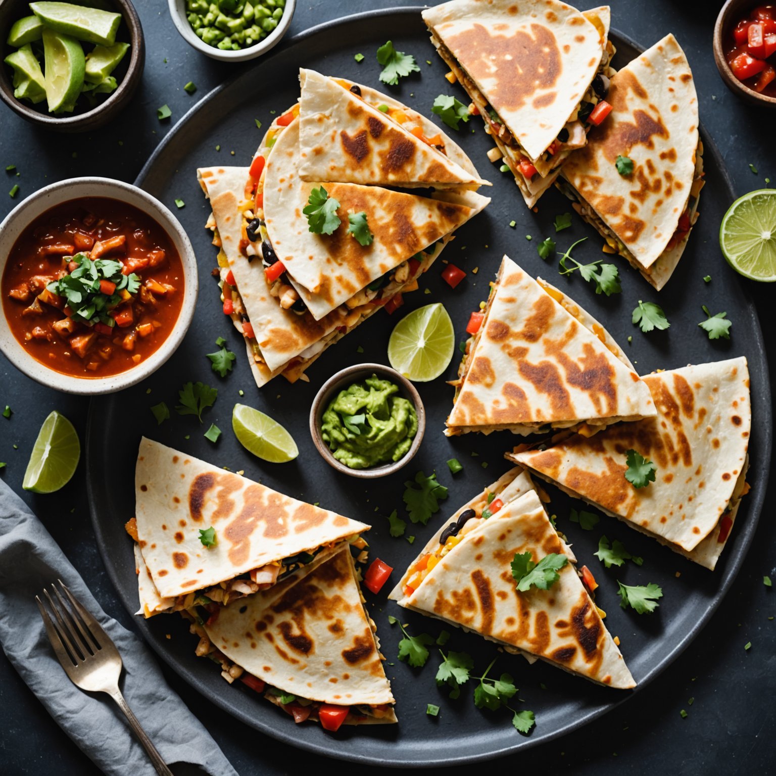 Kyllingquesadillas