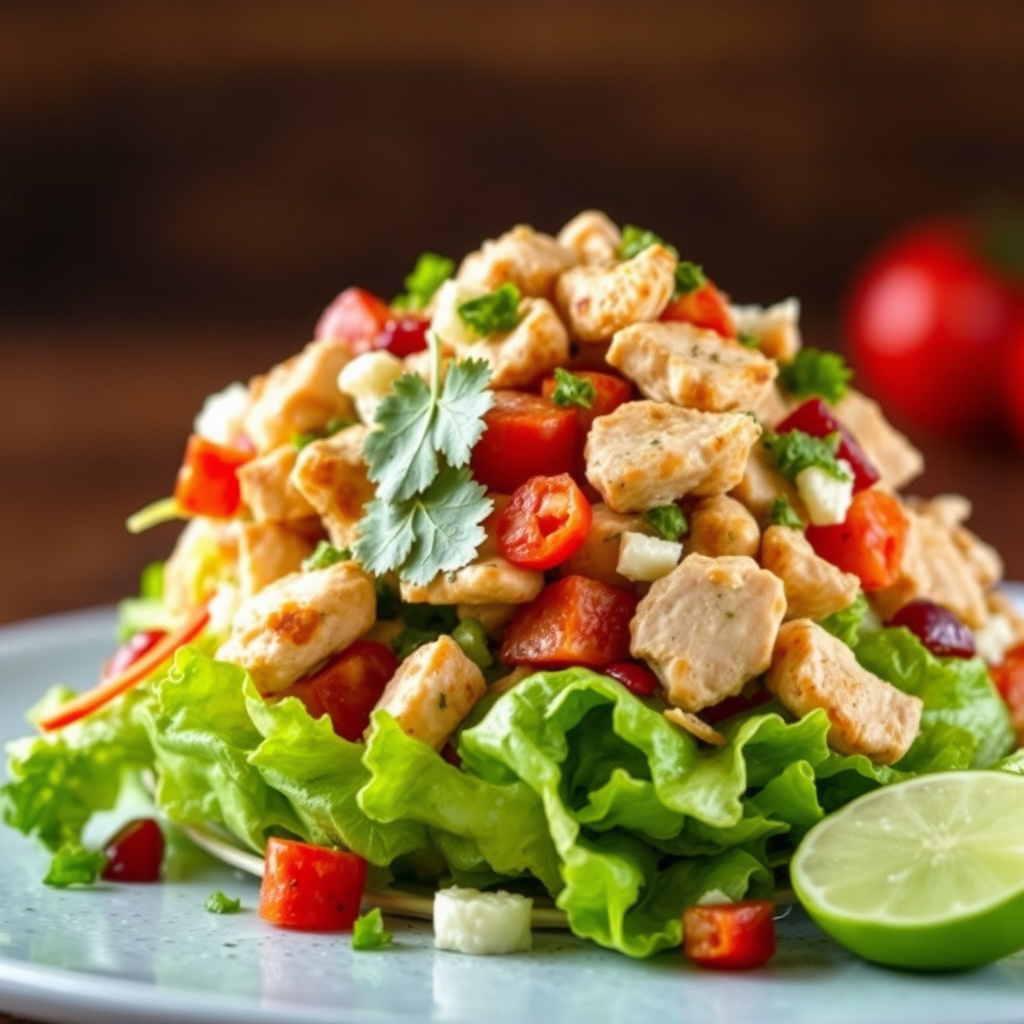 Kyllingsalat med latinamerikansk vri