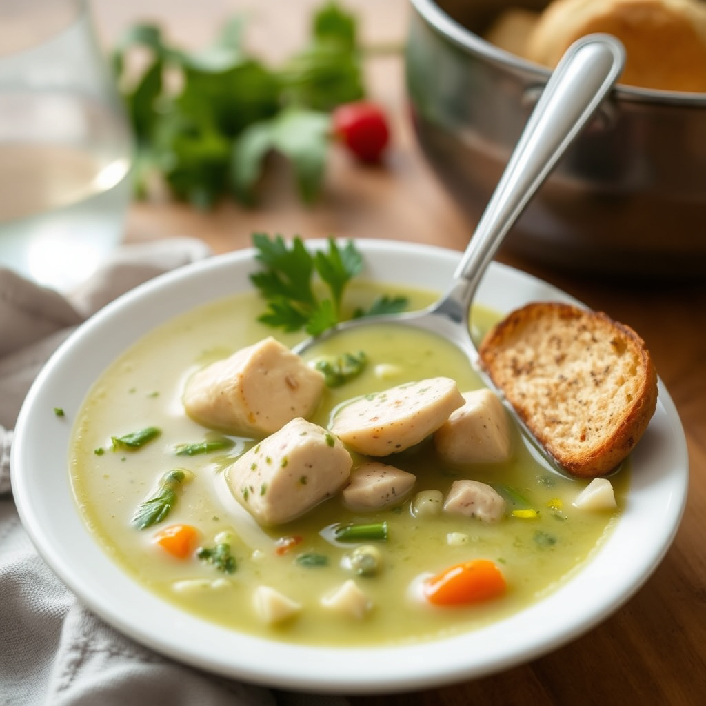 Kyllingsuppe Verde