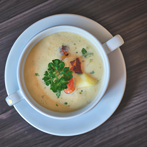 Langtidskokers enkel ovnsbakt potetsuppe