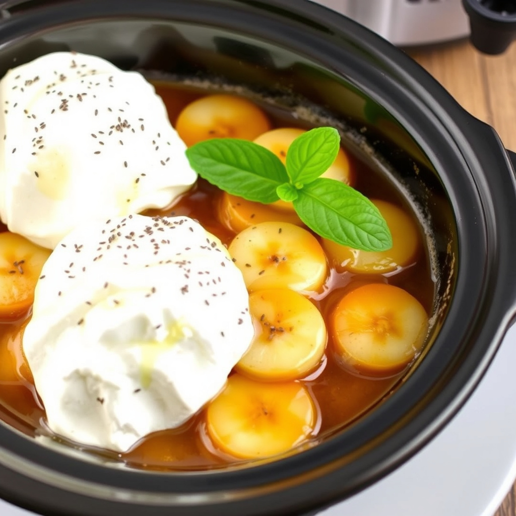 Langtidskokt Bananas Foster
