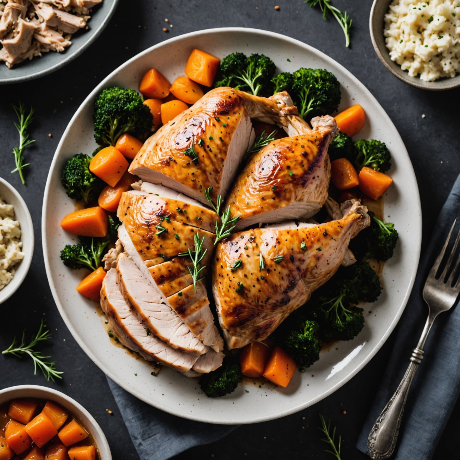 Langtidskokt kalkunbryst i slow cooker