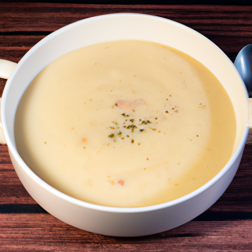 Langtidskokt kremet potetsuppe