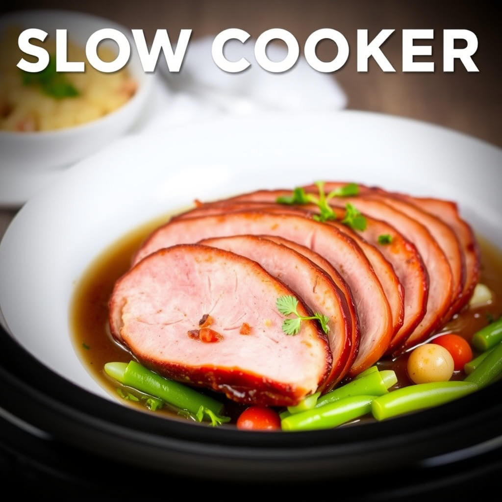 Langtidskokt picnicskinke med brunt sukker