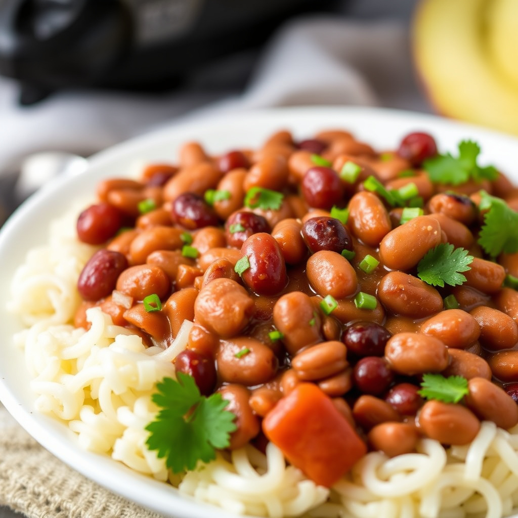 Langtidskokte pintobønner