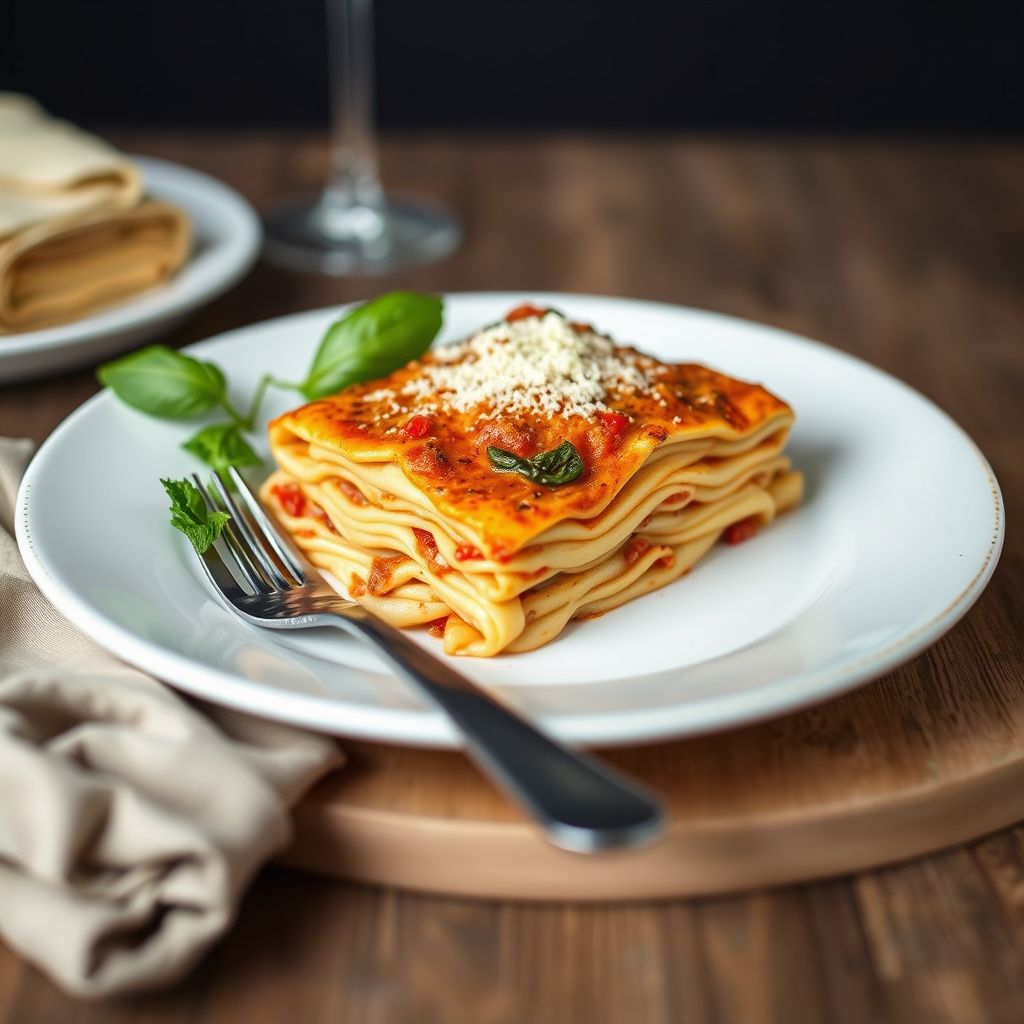 Lasagne i ligurisk stil