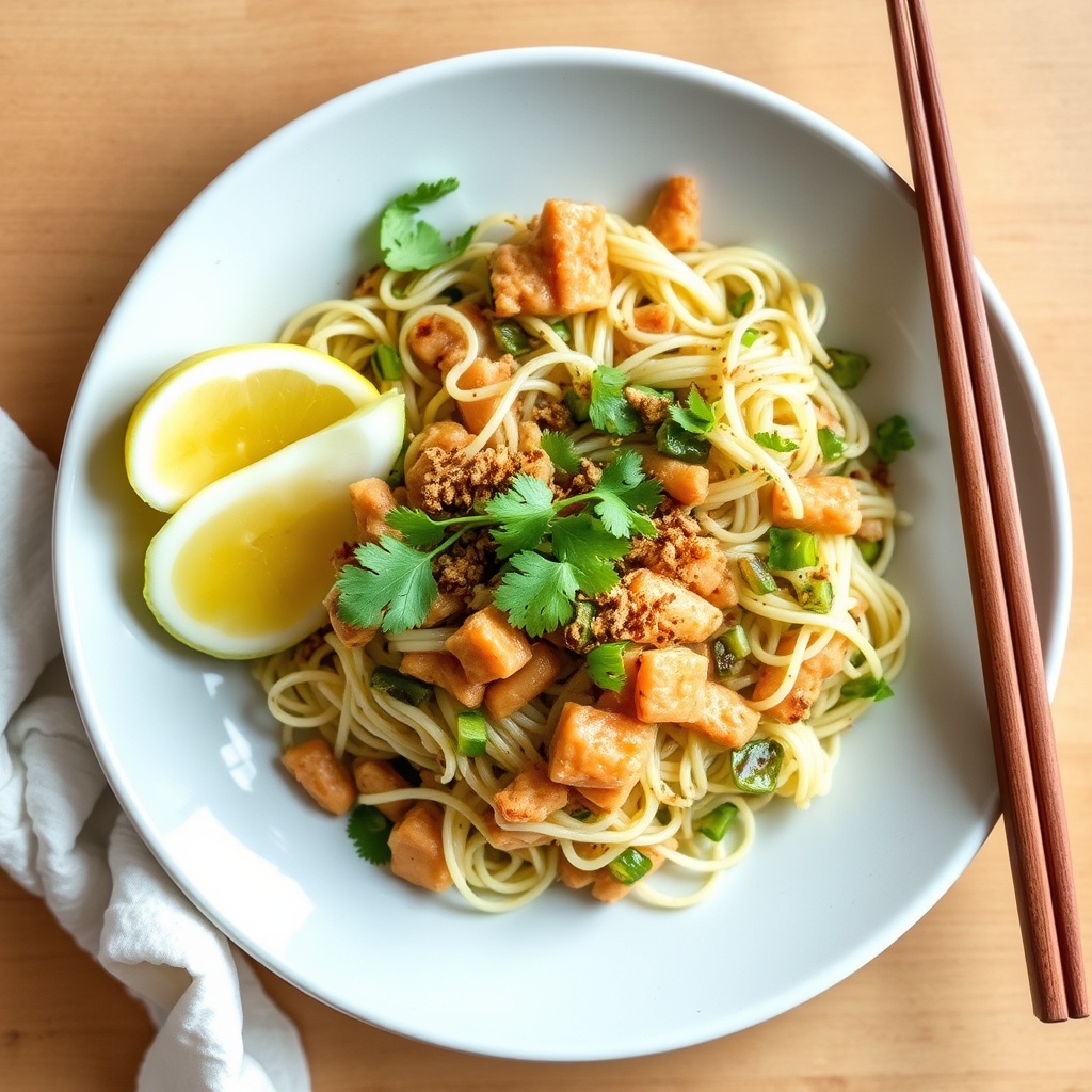 Laulau med svinekjøtt og fisk i taro-blader